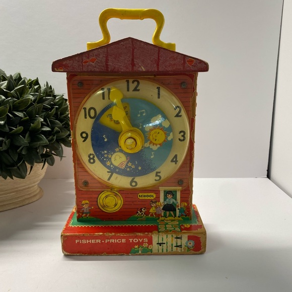 FisherPrice Toys Vintage Fisher Price Teaching Clock 973 Poshmark